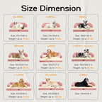 Small Dog Bed Orthopedic Washable Cat Bed Memory Foam Small Couch Sofa Indoor - Image 2