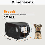 Beatrice Home Fashions Portable, Collapsible, Pop Up Kennel Travel Cat and Dog - Image 2