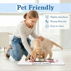 Sweet Cat Lovers Dog Cat Food Mat–Christmas Stocking Absorbent Waterproof - Image 6