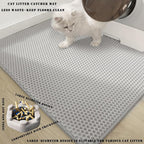 HCY&WLD Cat Litter Mat, 45x26/35x24/30x22/24x18 Inch Double Layer Cat Litter - Image 4