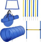 PawHut 4PC Obstacle Dog Agility Training Course Kit Backyard Competitive by PawHut