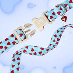 Valentine's Dog Collar, UP URARA PUP Pink Heart Adjustable Pet Collar - Image 4