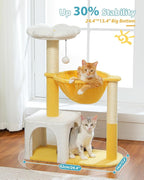 Cute Cat Tree with Flower Top Bed - Image 3