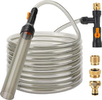 hygger Bucket-Free Aquarium Water Change Kit Metal Faucet Connector Fish Tank by hygger