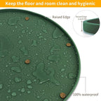 KPWACD Pet Placemat for Dog and Cat, Anti-Slip Waterproof Dogs Feeding Bowl Mat - Image 5