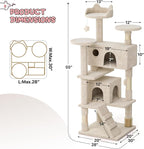 MoNiBloom 54 Inch Cat Tree Tower - Image 2