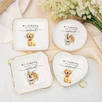 Custom Pet Portrait Watercolor Ring Dish, My Humans Are Getting Married Jewelry - Image 7