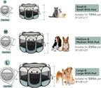 Large Dog Cat Playpen, Puppy Pet Playpen Indoor - Image 9