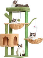Heybly Cat Tree, 39.4 Inches Cactus Tower Condo by HEYBLY