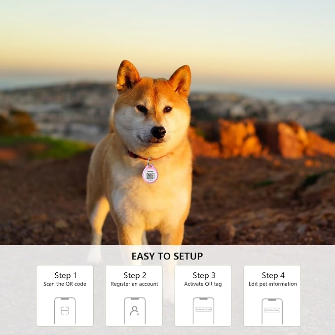 2-Pack -Smart QR Code Pet ID Tag - Image 3