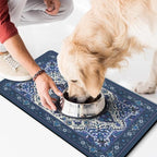 Pet Feeding Mat for Floors Waterproof Dog Mat for Food and Water Absorbent - Image 2