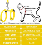 PUPTECK Adjustable Cat Harness and Leash Set Escape Proof Kitten Strap Collar - Image 2