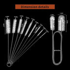 10 Pcs Flexible Drain Brush Straw Cleaner Brush Set, Pipe Cleaners Brush - Image 4