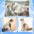 Cat Recovery Suit Female, Breathable Cat Onesie After Surgery Female - Image 4