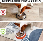 Dog Food Mats for Floors, Absorbent Dog Bowl Mat for Food and Water Dispenser - Image 5