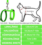 PUPTECK Adjustable Cat Harness and Leash Set Escape Proof Kitten Strap Collar - Image 2