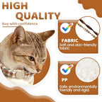 Elegant little tail 2 Pack Cat Collar- Fall Cat Collars Breakaway - Image 2