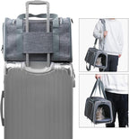 Cat Carrier - Soft-Sided Dog Pet Carrier, Portable Foldable Pet Bag up to 28 Lbs - Image 5