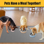 Large Dog Mat for Food and Water, 31.8"x23.8" Silicone Pet Feeding Mats - Image 7