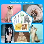 Cat&Dog Grooming Kit-6PCS for Cat Flea Comb, Dog Brush For Shedding, Pet Nail - Image 7