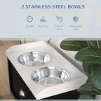 PawHut Dog Feeding Station - Image 5