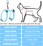 PUPTECK Adjustable Cat Harness and Leash Set Escape Proof Kitten Strap Collar - Image 2