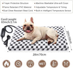 MIXJOY Heated Dog Bed, 11 Adjustable Temperature Dog Heating Pad Indoor - Image 4