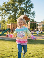 WELAKEN Sweatshirts for Girls Toddler & Kids II Little Girl's Pullover Tops - Image 2