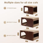 EHEYCIGA Cardboard Cat Scratcher House, 23-Inch Corrugated Cat Scratcher - Image 6