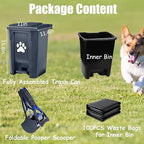 Dog Poop Trash Can Outside - Image 7