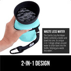 GORILLA GRIP Dog Water Bottle, Portable Water Bowl Dispenser - Image 3