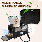 Cat Carrier Soft for Pets Up to 15 Lbs, Cat Travel Bag - Image 4