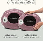 MEOWFIA Cat Cave – Premium Felt Cat Bed - Image 2