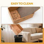 AUSCAT Cat Scratcher Box with 6PCS Cat Scratching Board, Cardboard Cat - Image 5