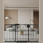 WAOWAO Baby Gate 52.76-62.2" Extra Wide Pressure Mounted Walk Through Swing by WAOWAOBABYSAFETYPRODUCTS