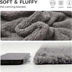 1 Pack 3 Calming Blankets Fluffy Premium Fleece Pet Blanket Soft Sherpa Throw - Image 2