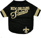 NFL New Orleans Saints T-Shirt for Dogs & Cats, Large. Football Dog Shirt for by PETSFIRST