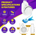 Interactive Cat Toys for Indoor Cats: Automatic Electric Flying Bird Feather & - Image 6