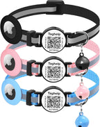 3 Pack Airtag Cat Collar Breakaway by Taghelp