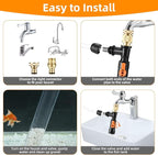 Gravel Vacuum for Aquarium Water Changer Fish Tank Cleaning Tools, Siphon - Image 3