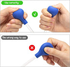 Boao 2 Sets Long Pipette for Fish Tank Coral Food Feeder Long Syringe Aquarium - Image 4