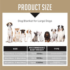 Dog Blankets for Large Dogs Upgraded, Dog Cat Flannel Blankets Washable - Image 7