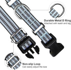 Martingale Dog Collar, Adjustable Nylon Reflective Collar - Image 2