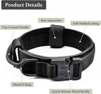 Tactical Dog Collar, Adjustable Military Training Nylon Dog Collar - Image 2