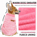 1 Pc Dog Sweaters for Small Dogs Girl Boy Winter Fleece Clothes Warm Soft Dog - Image 2