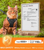 Halypet Cat Harness and Leash Set Escape Proof Soft Adjustable Cat Leash - Image 3