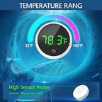 QZQ Fish Tank Thermometer Aquarium Thermometer Wireless Touch Stick Digital - Image 3