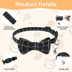 Jeffdad 2Pcs Cat Collar Breakaway, Cat Collar - Image 3
