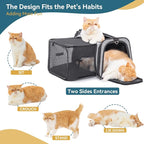 Petsfit Cat Carrier Airline Approved, Pet Privacy Protection, Fit - Image 5