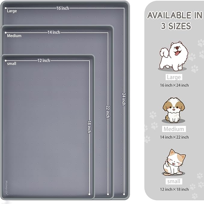 MateeyLife Silicone Cat & Dog Food Mat - Image 2